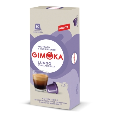 Gimoka Lungo Nespresso kapslid 10tk